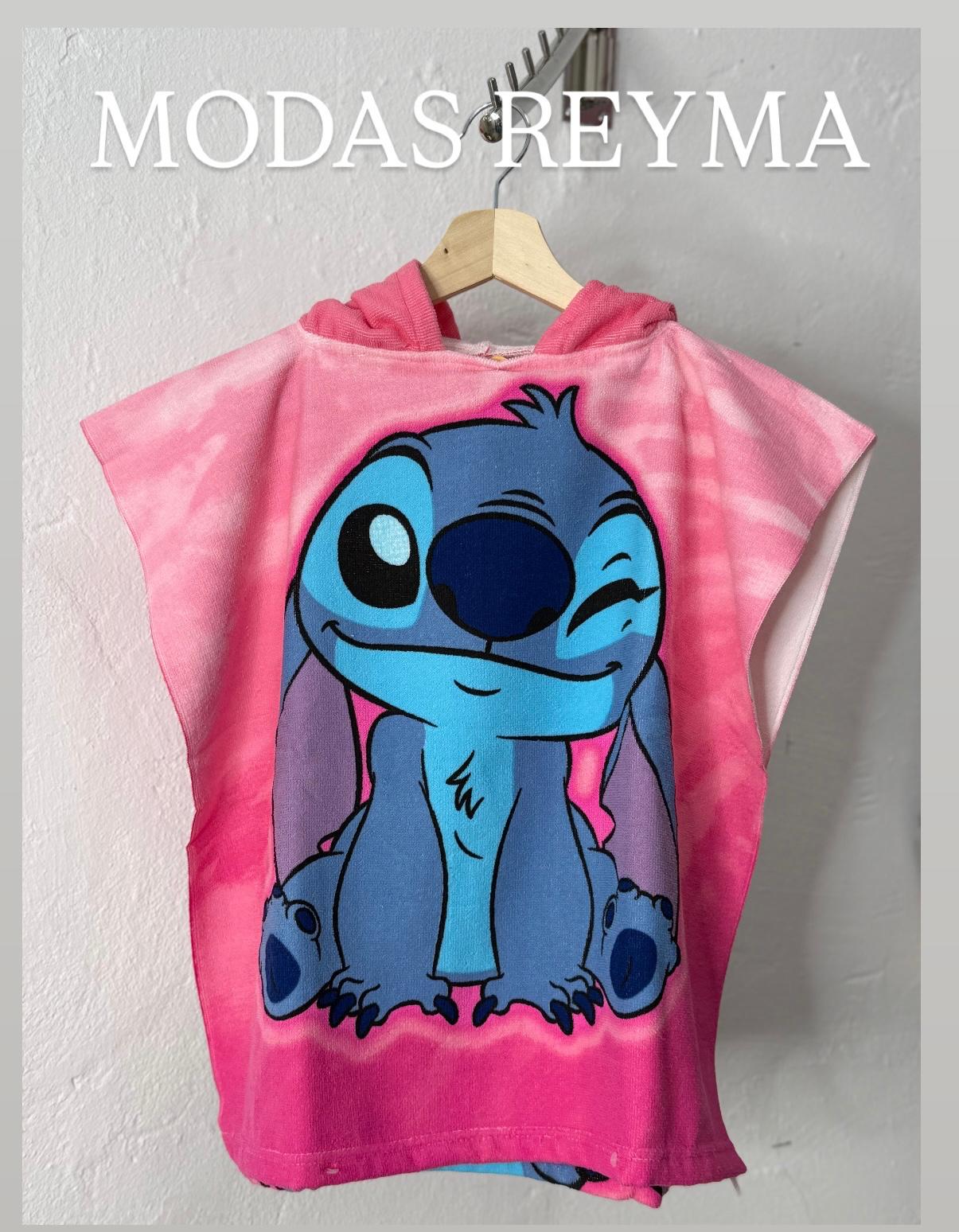 Poncho toalla stitch
