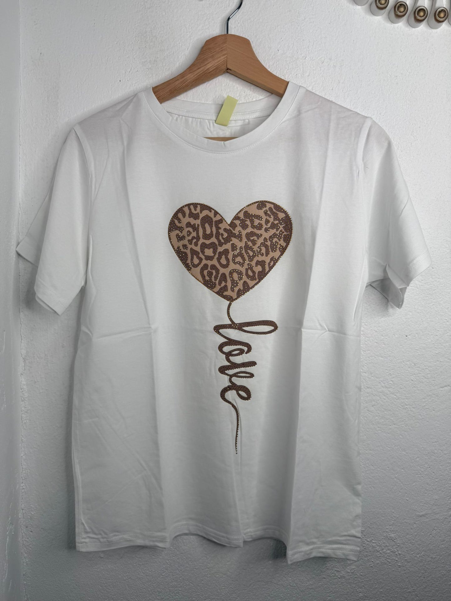 Camiseta Love Leopardo