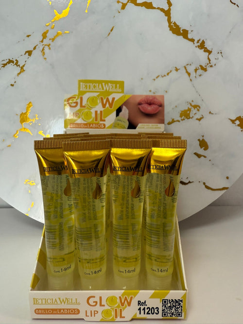 Brillo de labio de limón