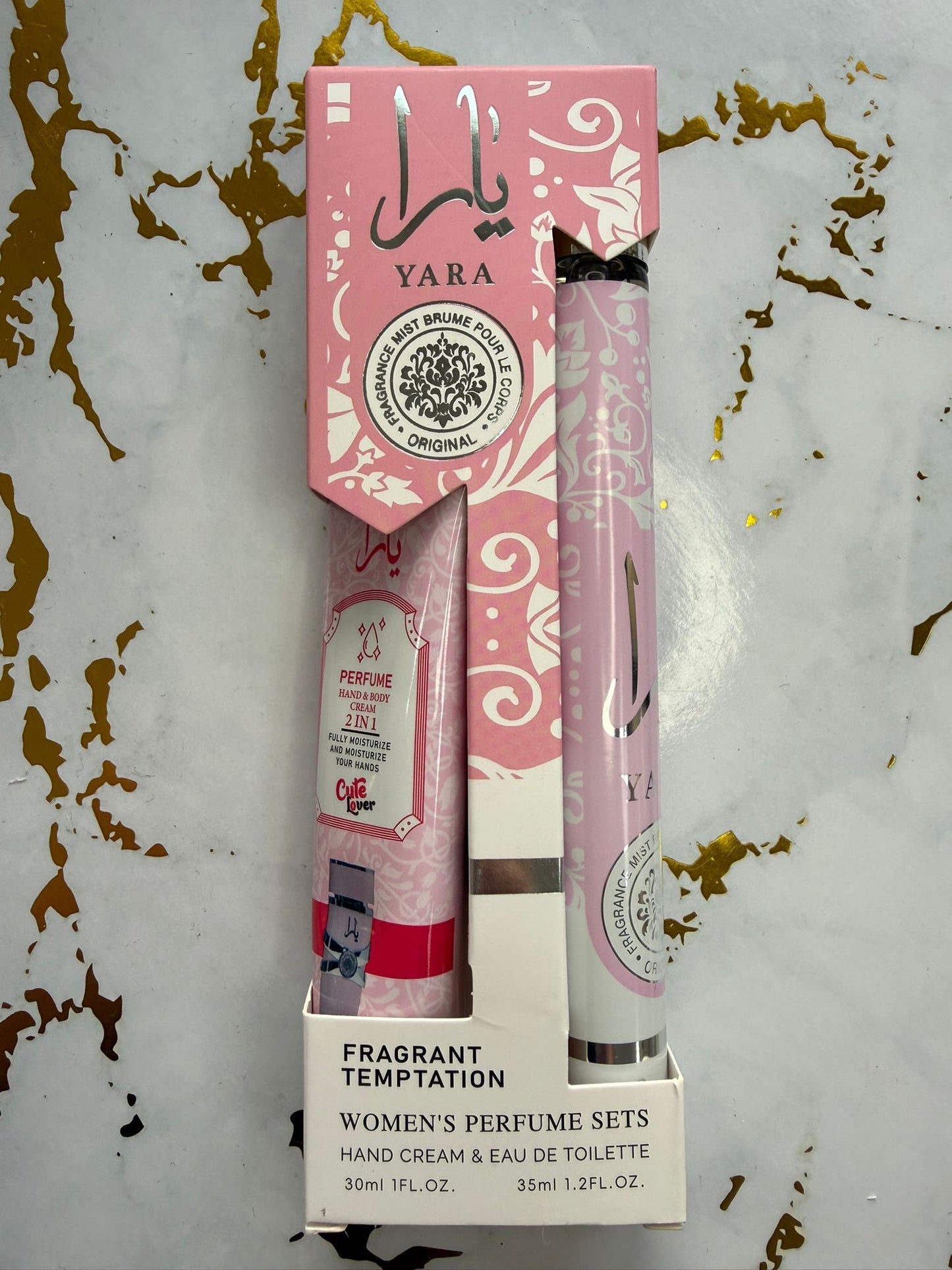 Set crema + perfume yara