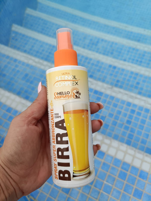 Spray Súper Bronceador "Birra" – Rostro y Cuerpo
