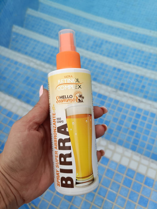 Spray Súper Bronceador "Birra" – Rostro y Cuerpo