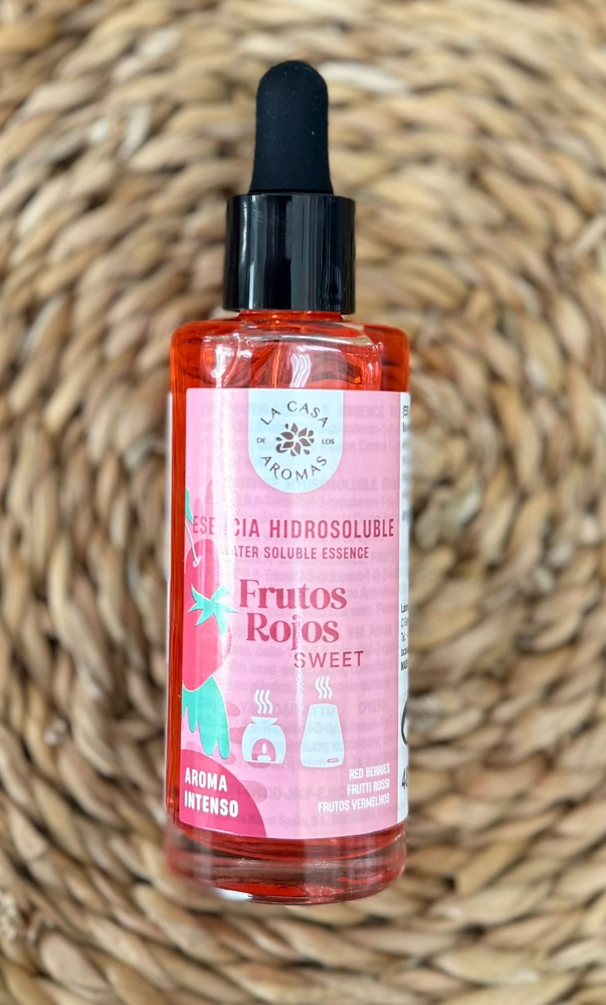 Aroma esencial de frutos rojos