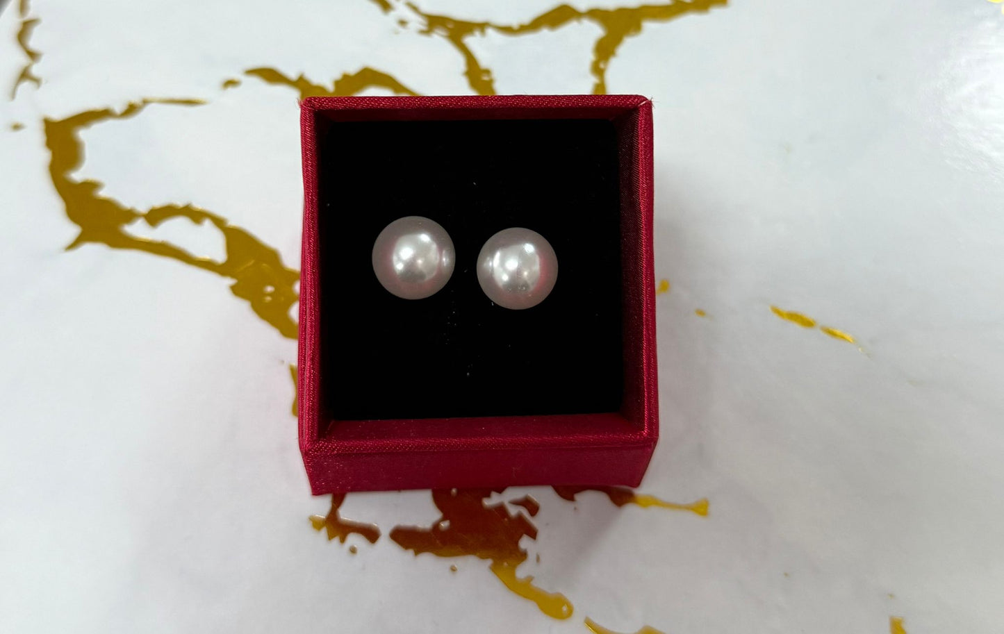 Pendientes perlas