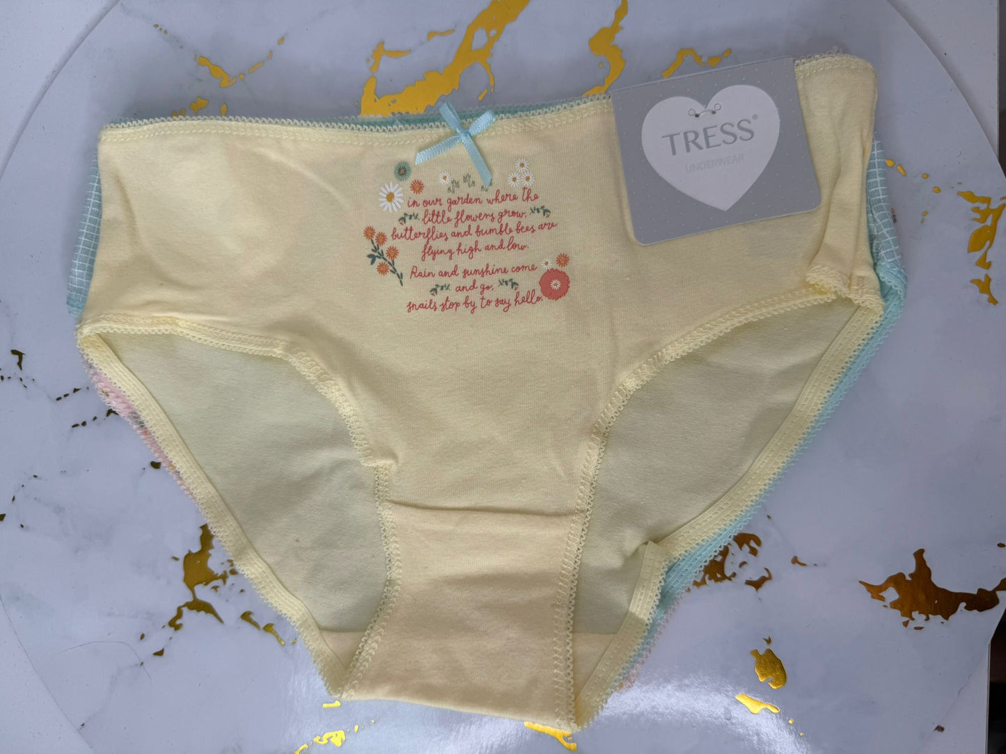 Pack de 3 bragas niña