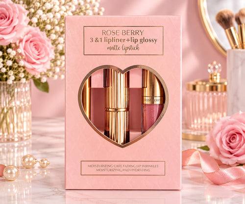 Estuche 3 en 1 Rose Berry