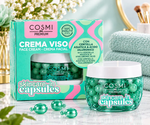 Crema con centella asiatica y acido ialuronico coreana
