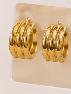 Pendientes triple aro