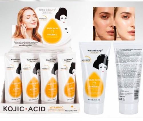 Loción diseñada para iluminar la piel con vitamina c