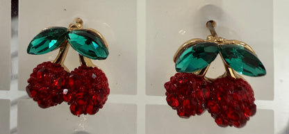 Pendientes cerezas