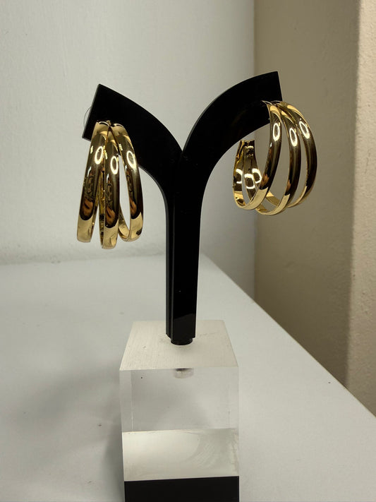 Pendientes Aros Triple