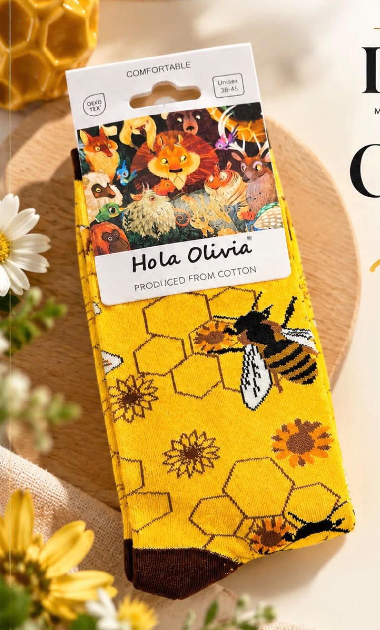 Calcetín Abeja