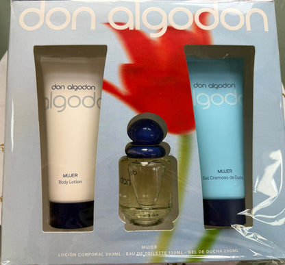 set de regalo don algodón