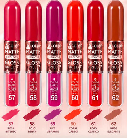 Pintalabio mate + gloss