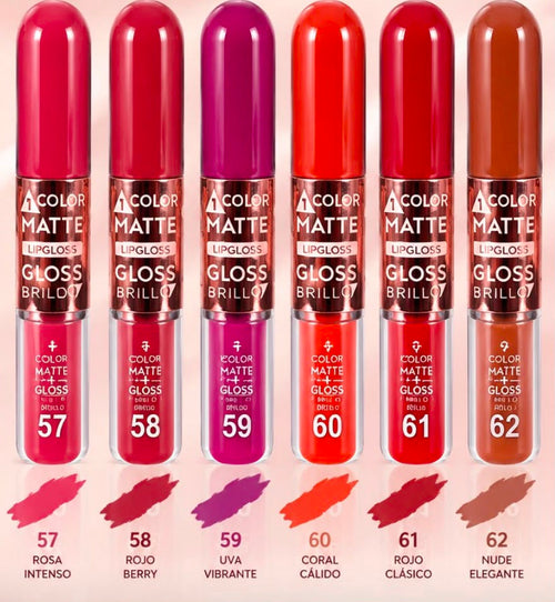 Pintalabio mate + gloss
