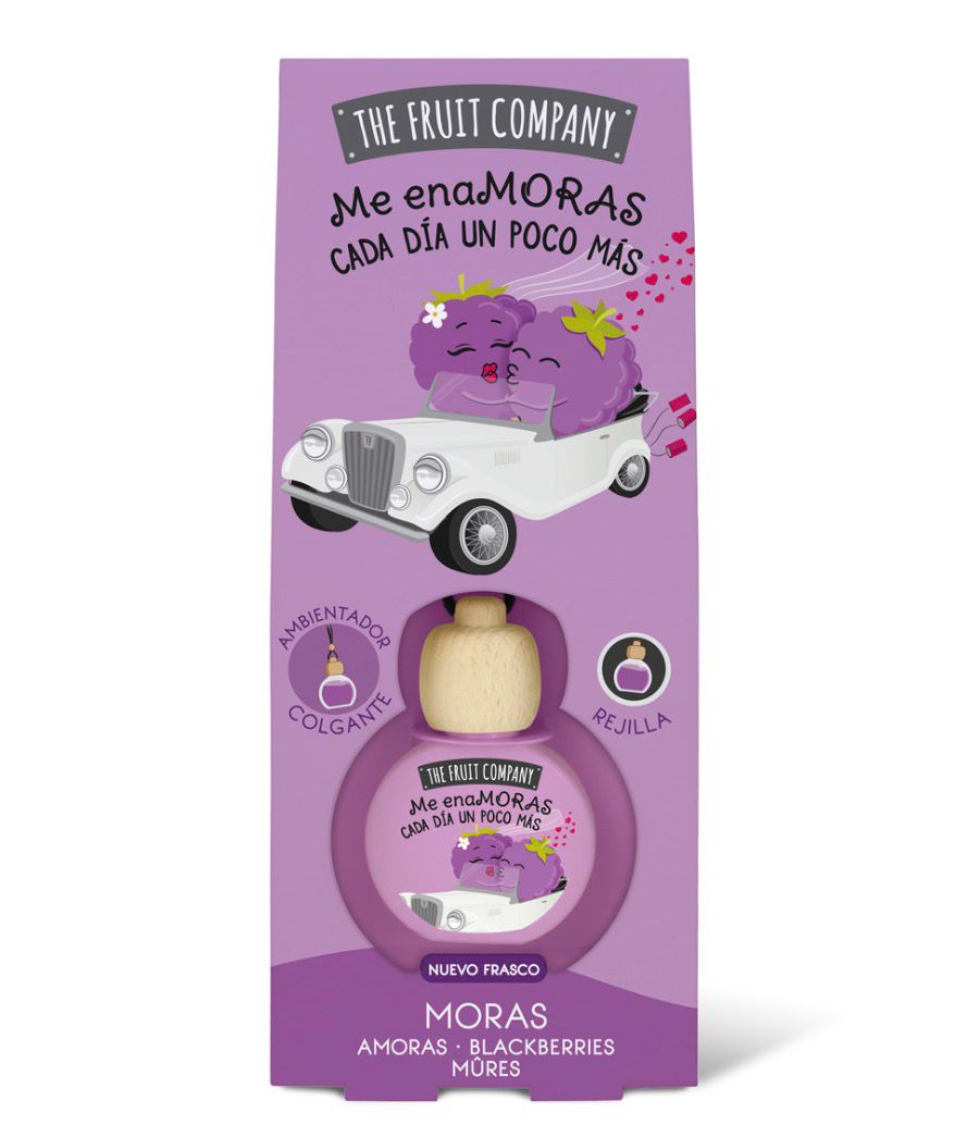 Ambientador de coche de moras