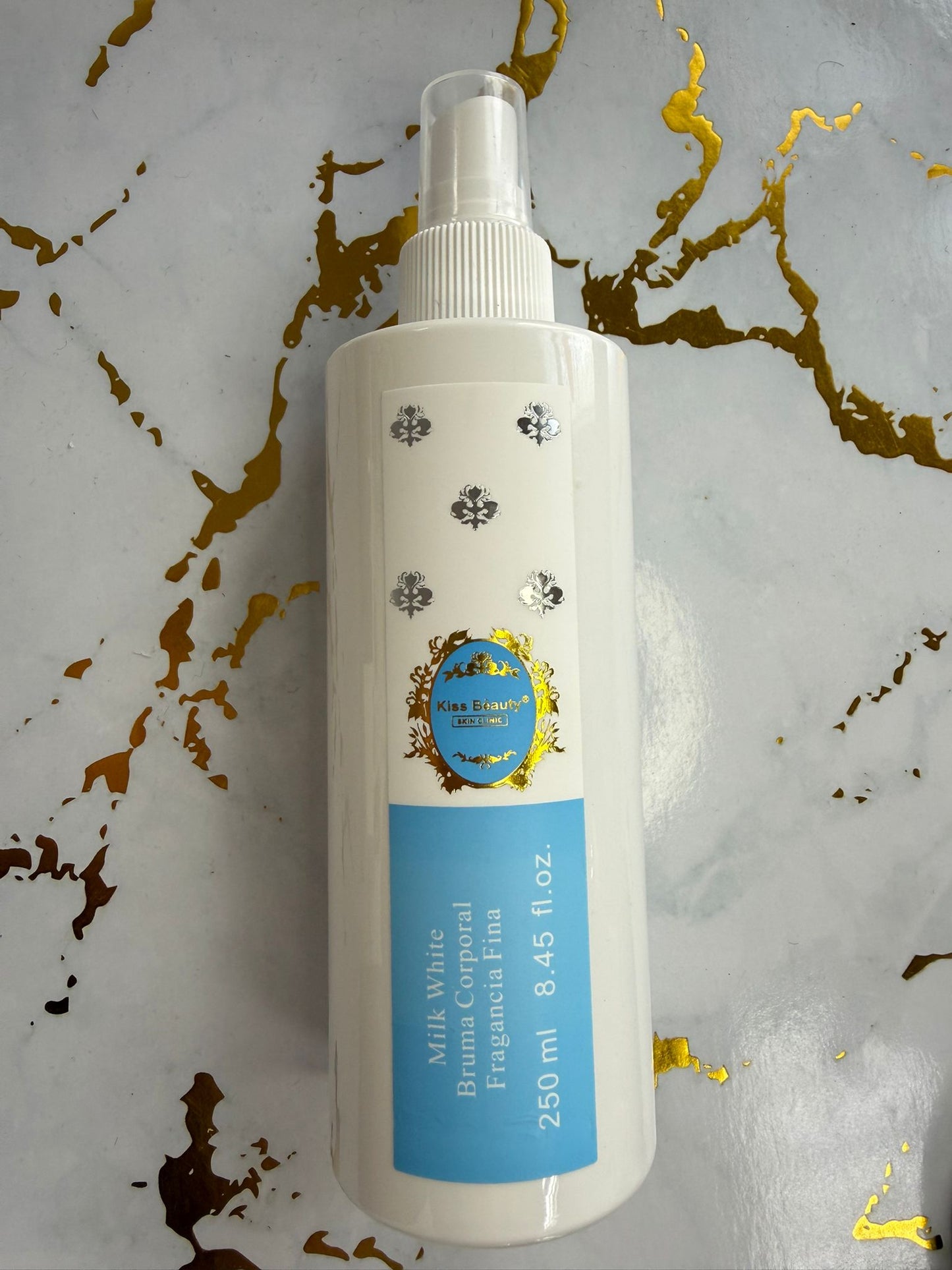 Bruma corporal blanco latte