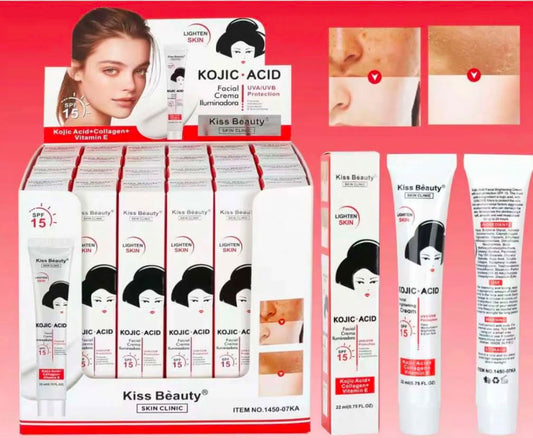 Crema facial iluminadora para aclarar manchas oscuras