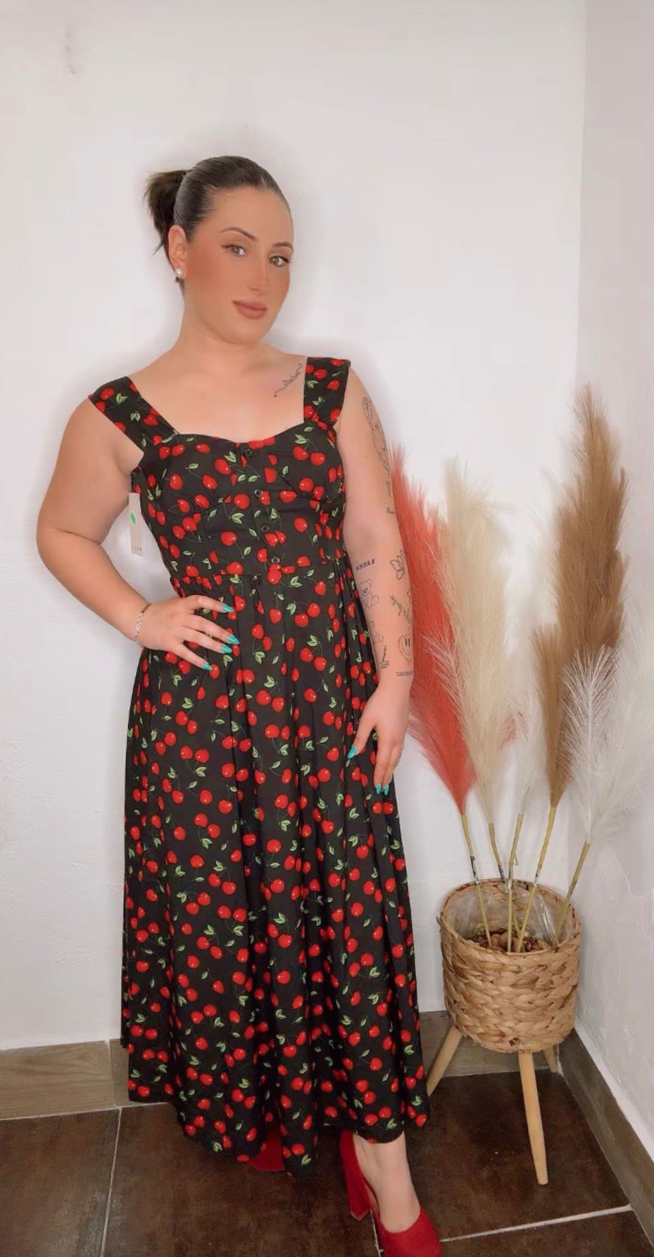 Vestido cereza