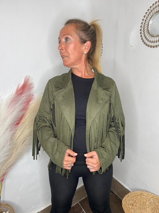 Chaqueta Flecos
