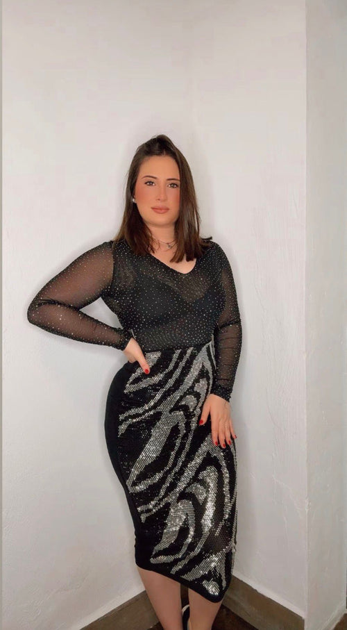 Falda Cebra