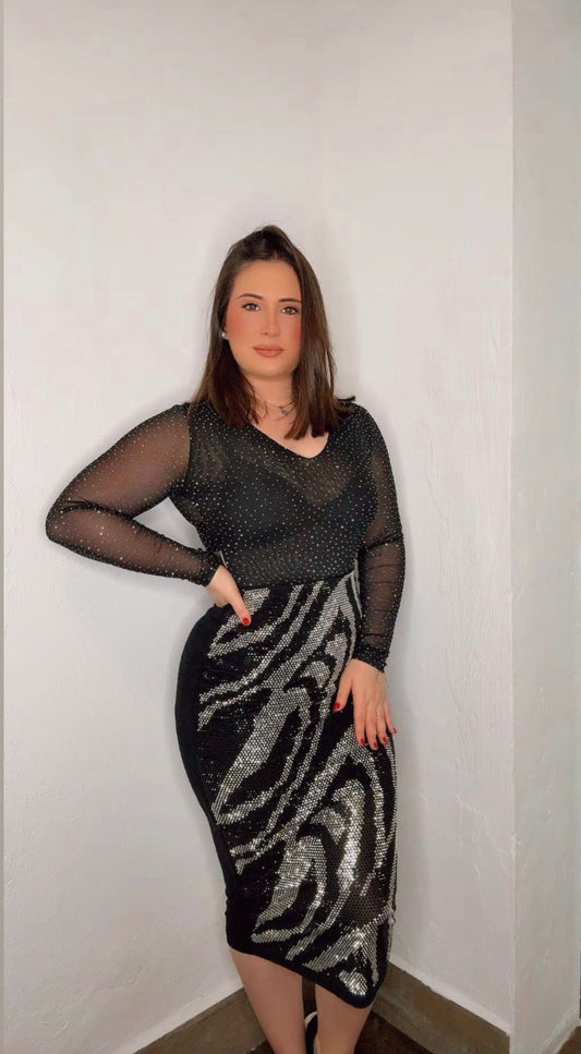 Falda Cebra