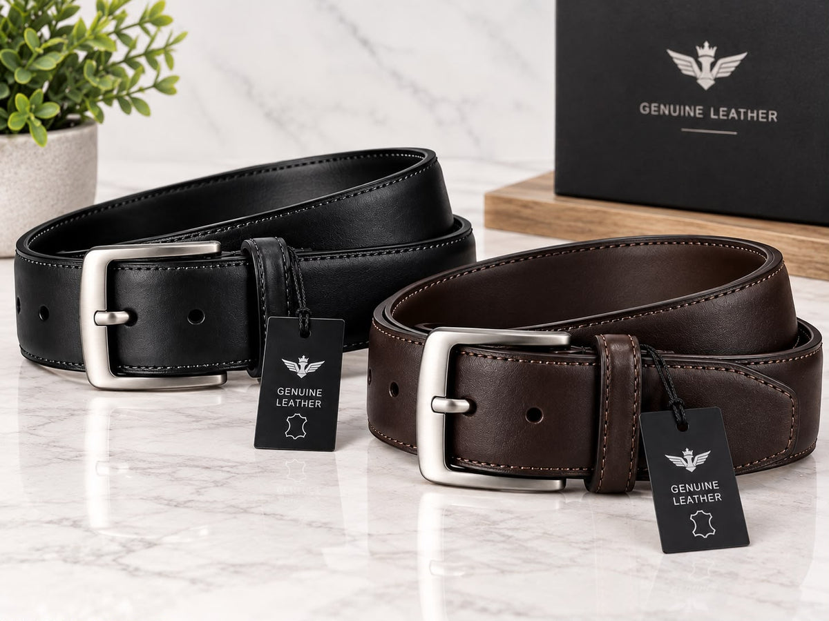 Cinturones Genuine Leather