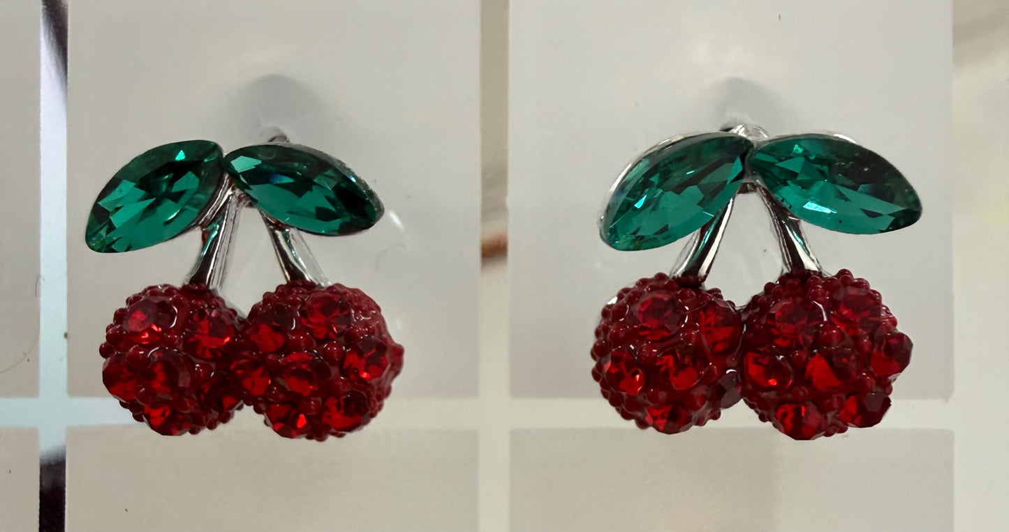 Pendientes cerezas