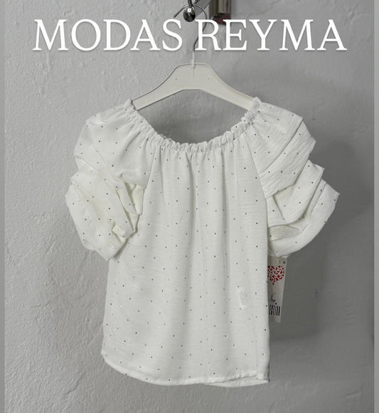 Camiseta volante niña