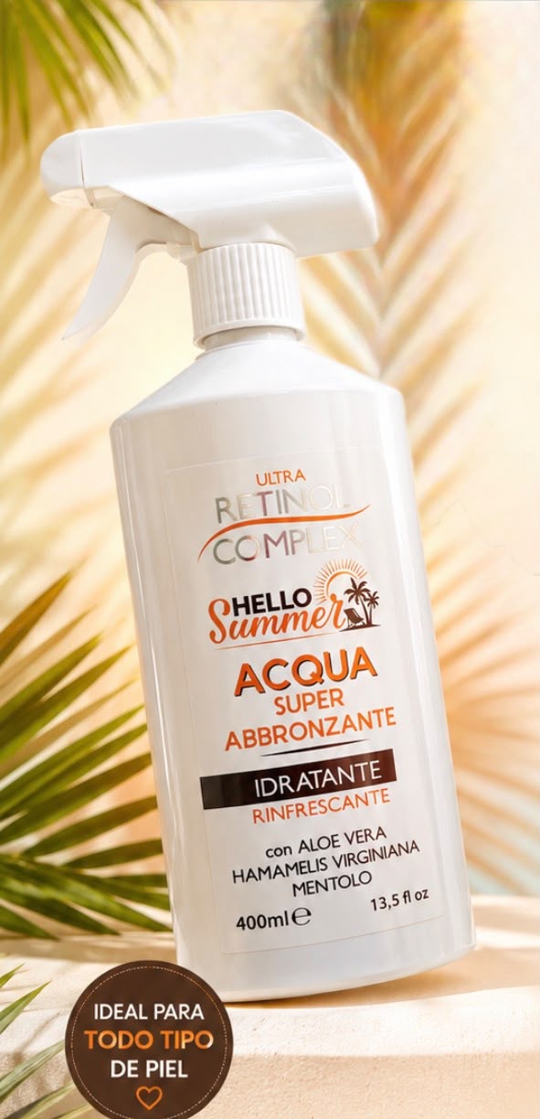 Agua bronceadora