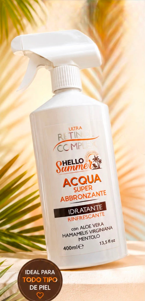 Agua bronceadora
