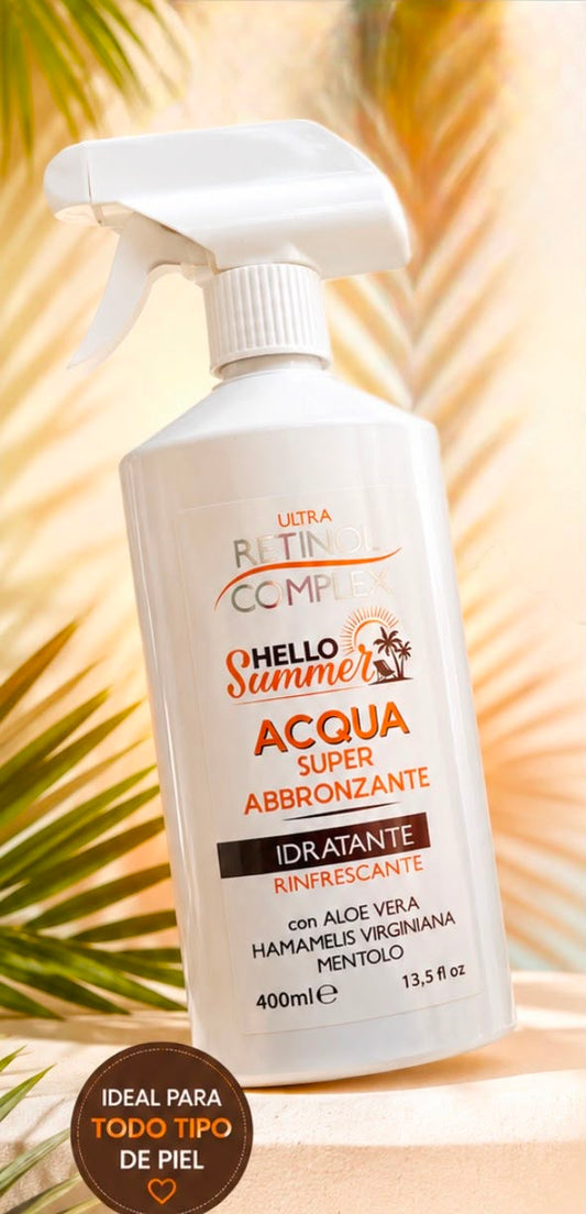 Agua bronceadora