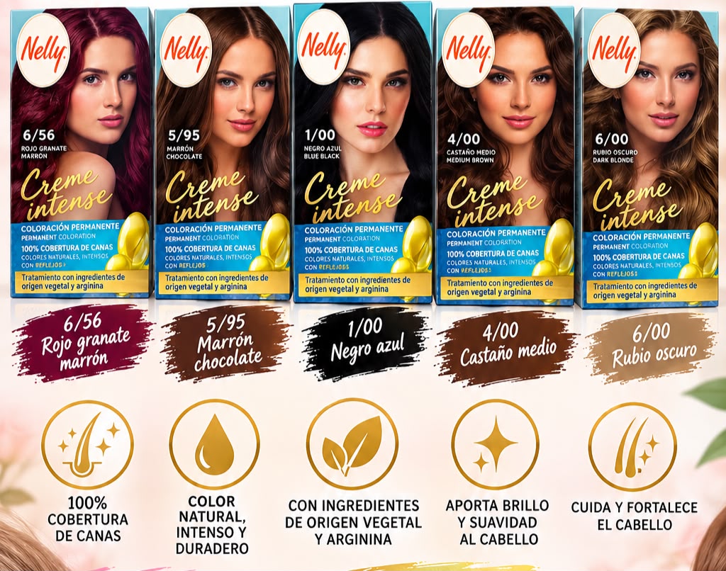 Colores para el pelo tinte