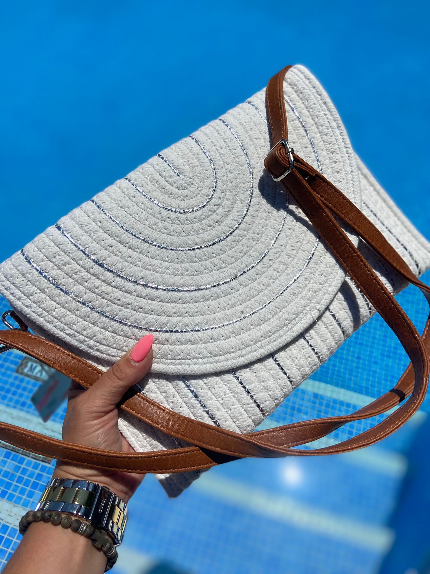 Bolso de Rafia Trenzada - Colección Boho Chic Verano