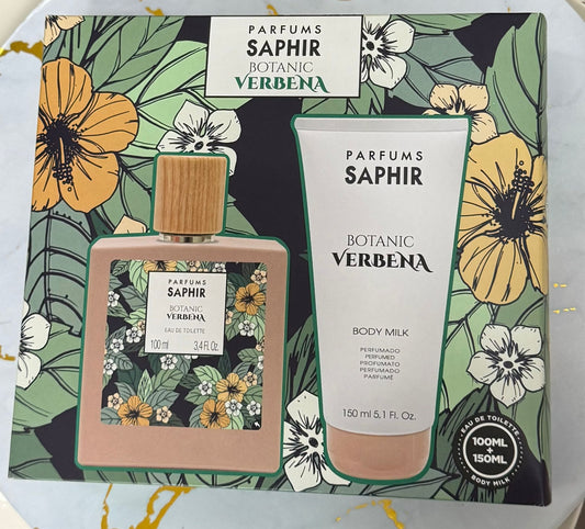Set botanic verbena saphir