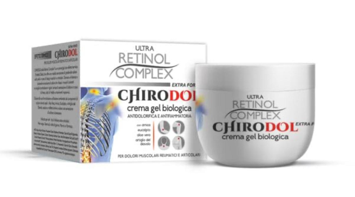 Crema ultra retinol para dolores musculares