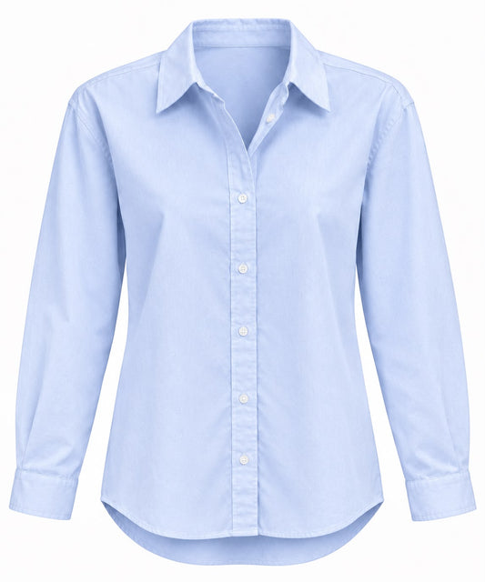 Camisa Celeste OxFord