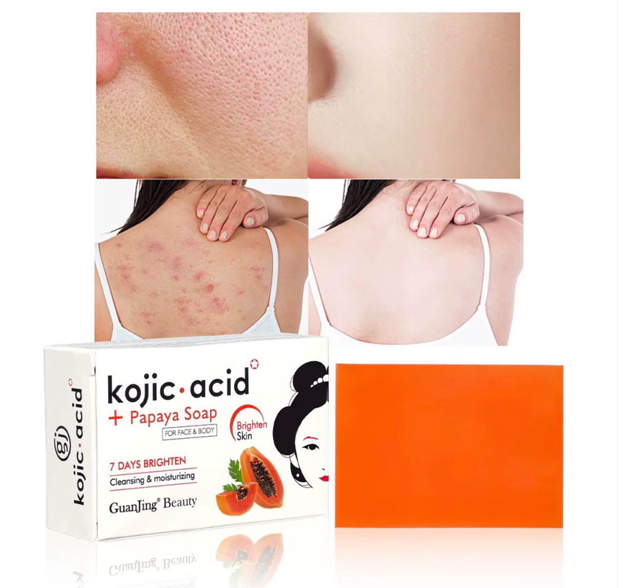 Jabón de limpieza profunda tanto para el rostro como para el cuerpo