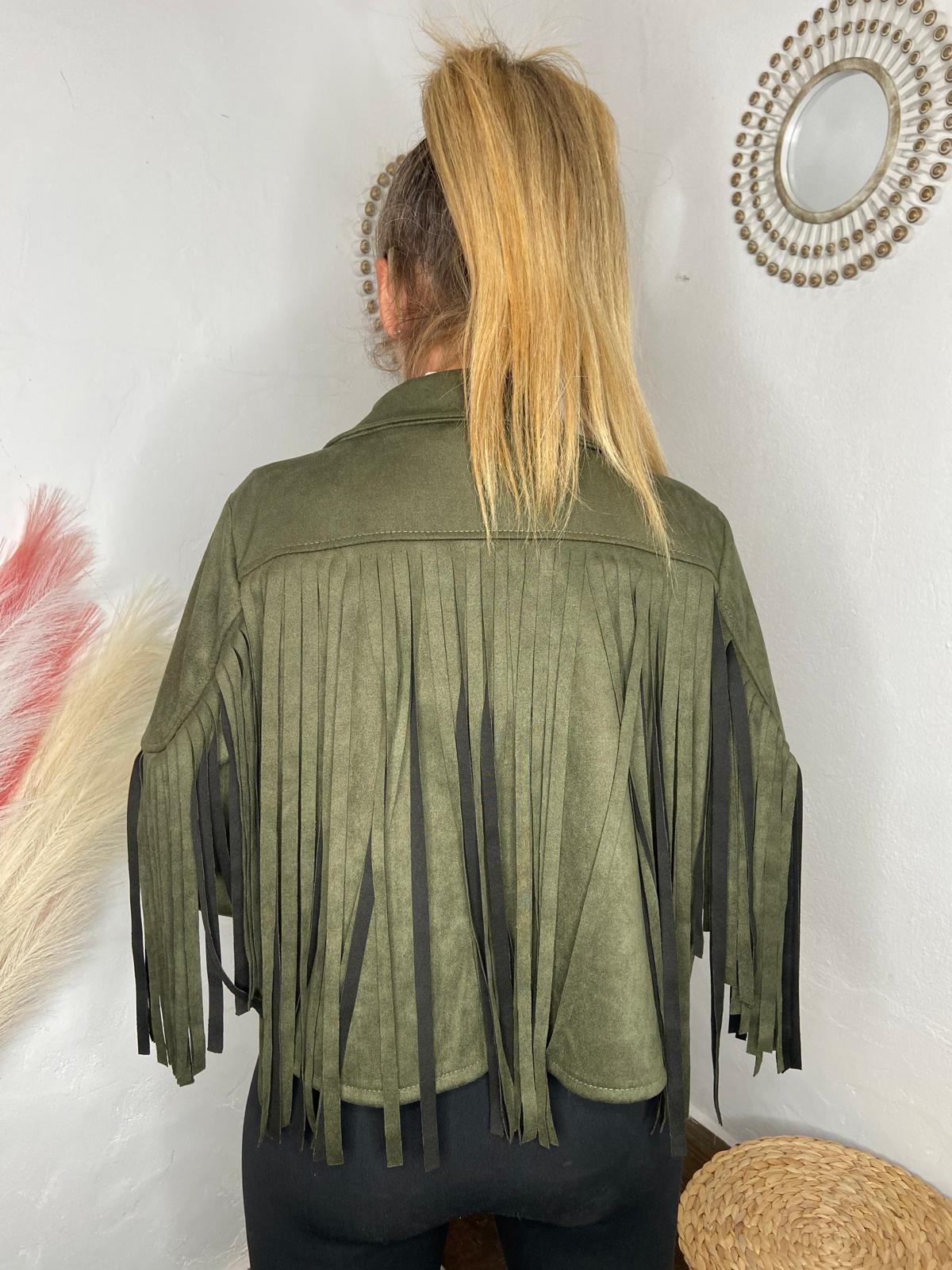 Chaqueta Flecos