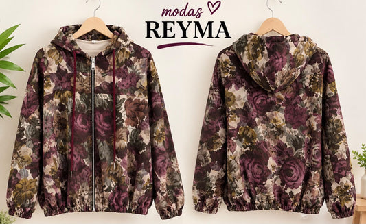 Bomber Floral lila