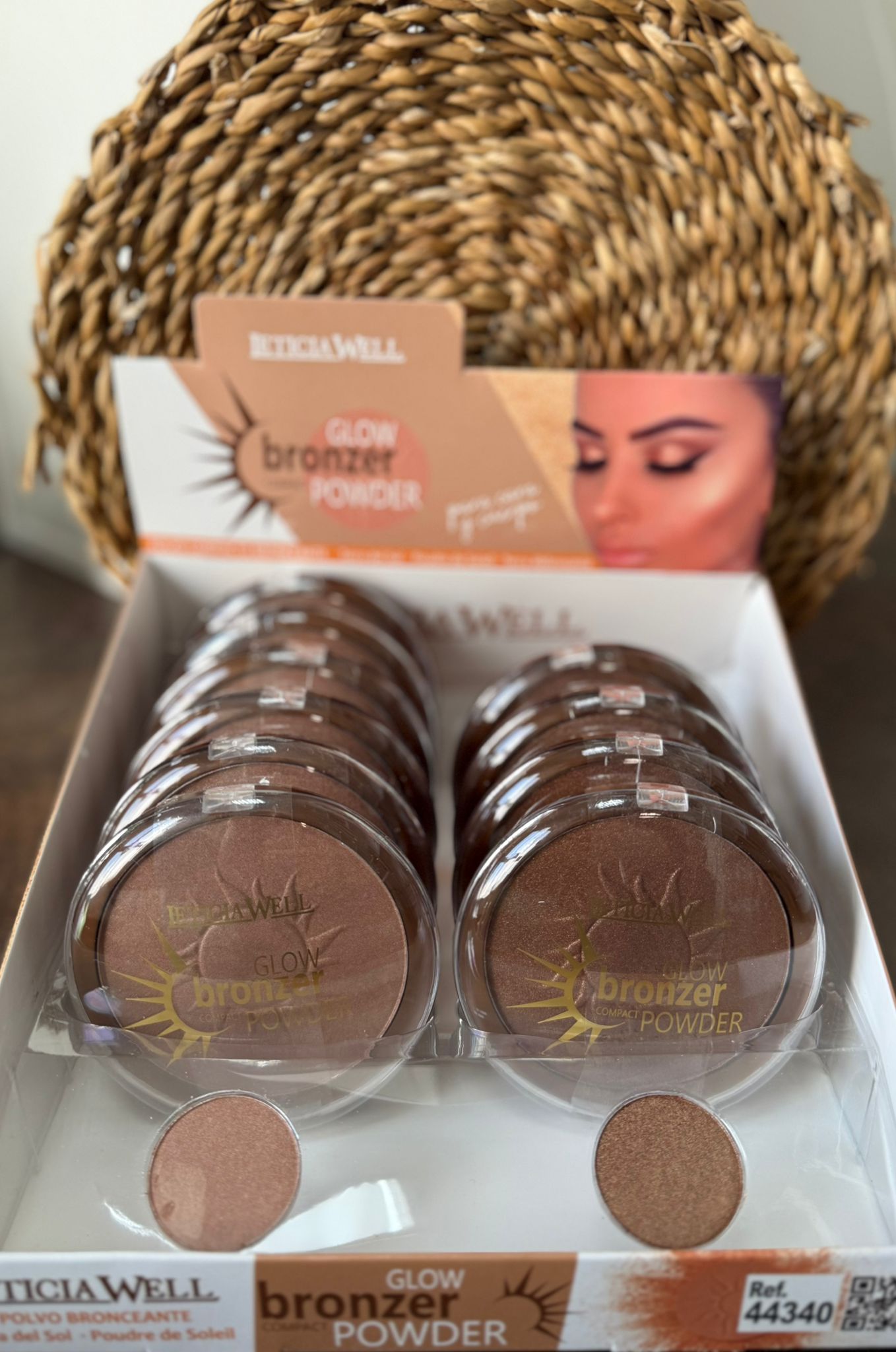 Polvos bronceador iluminador