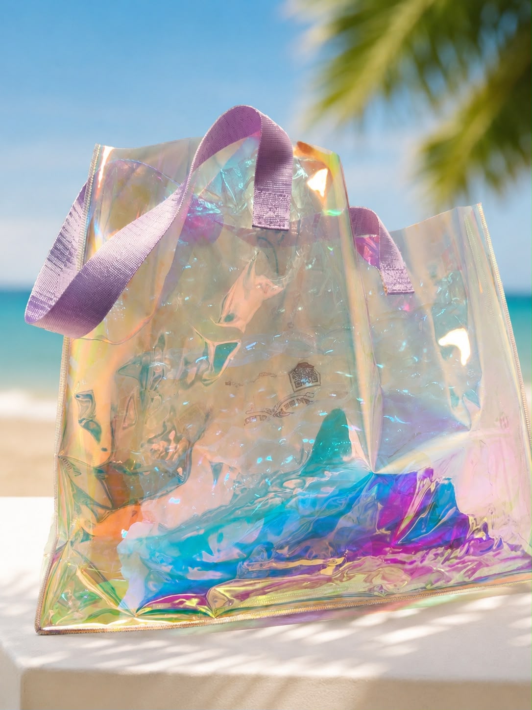 Bolso de playa camaleón