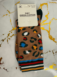 marron claro leopardo