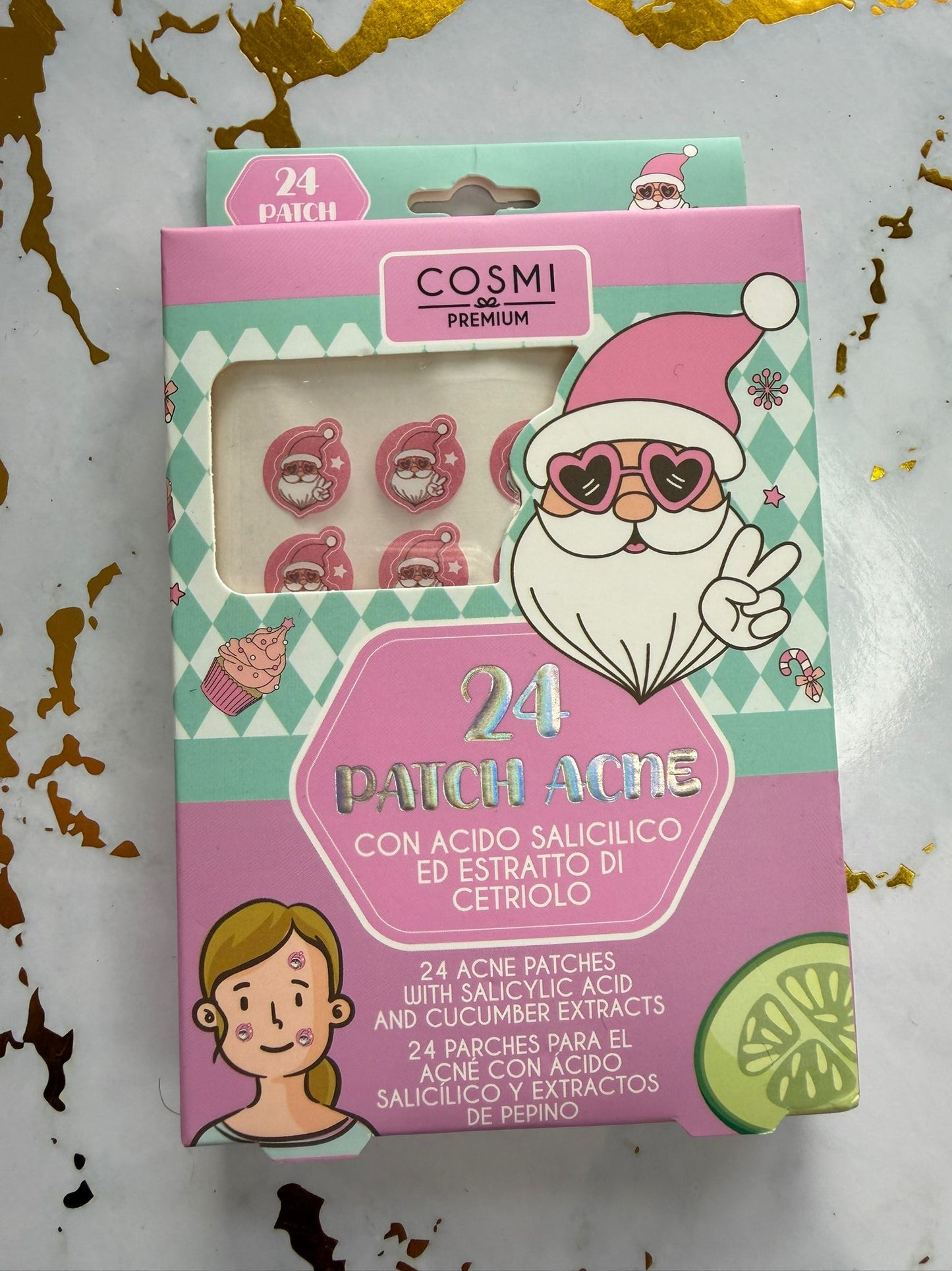 Parches granos papa noel