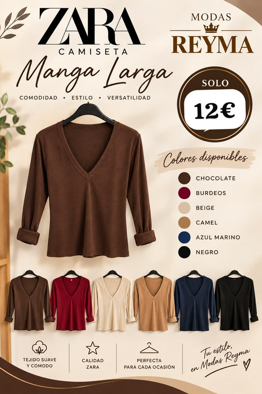 Camiseta Sara Manga larga