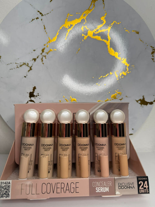 Corrector de alta cobertura con Serum