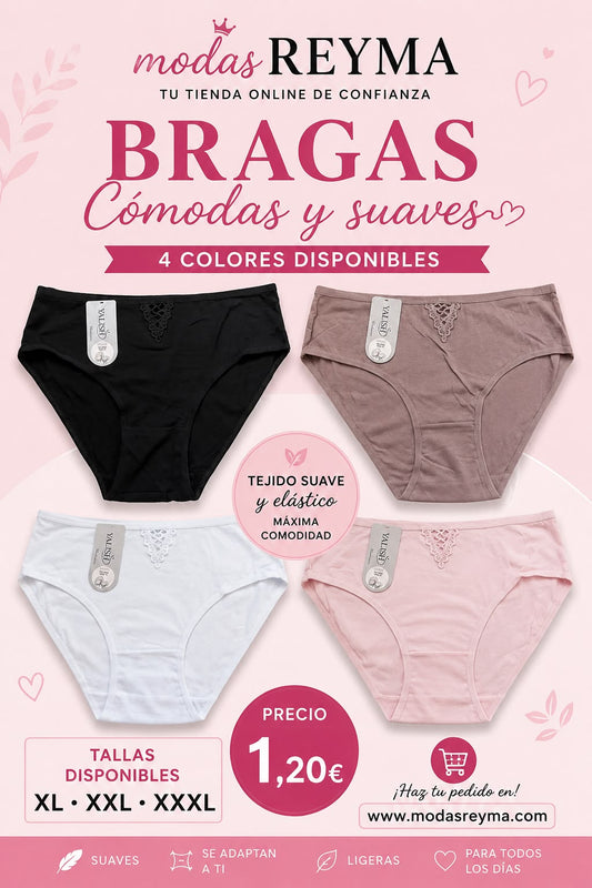 Bragas algodón