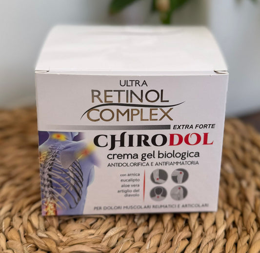 Crema ultra retinol para dolores musculares