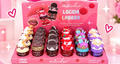 Brillos labiales tartas