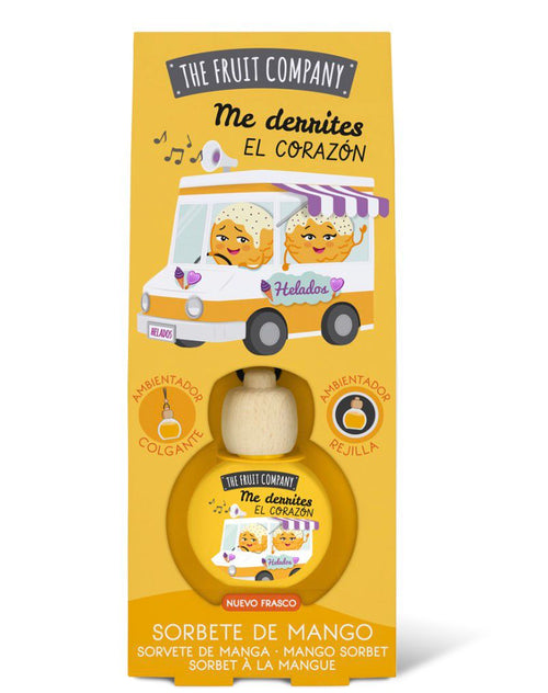Ambientador de coche de sorbete de mango